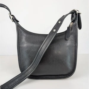 Bolso Bandolera Cartera De Colección Y2K Coach Cuero Negro Janice Legacy 9950 - Imagen 1 de 9