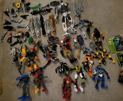 Lego Bionicles And Hero Factory Technic Lot Bundle 8699 Takanuva Parts 5 Pounds+ - Image 1 of 4