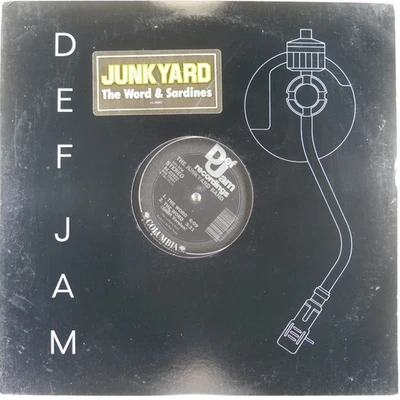 THE JUNKYARD BAND The Word / Sardines DEF JAM RECORDINGS 44-05922 VG+ 1986 Go-Go Foto 1 de 4