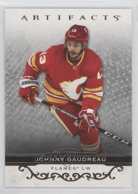2021-22 Upper Deck Artifacts Stars Rose Gold Johnny Gaudreau #117 - Image 1 of 2