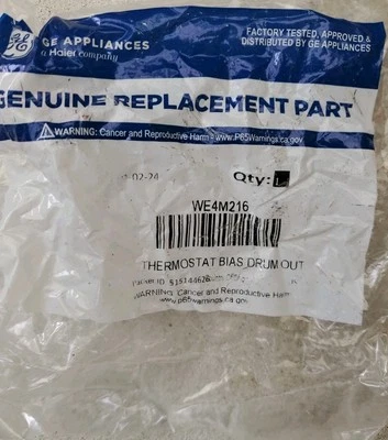 Termostato de funcionamiento para secadora GE (WE4M216) Foto 1 de 2