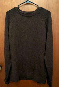 Beretta Herren braun Wollmischung Rundhalsausschnitt LS Pullover Größe XL Vintage italienisch gebraucht, in einwandfreiem Zustand - Bild 1 von 6