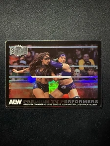 2025 Skybox Metal Universe AEW Premium Tv Performers Kris Statlander #PTP-1 - Picture 1 of 2
