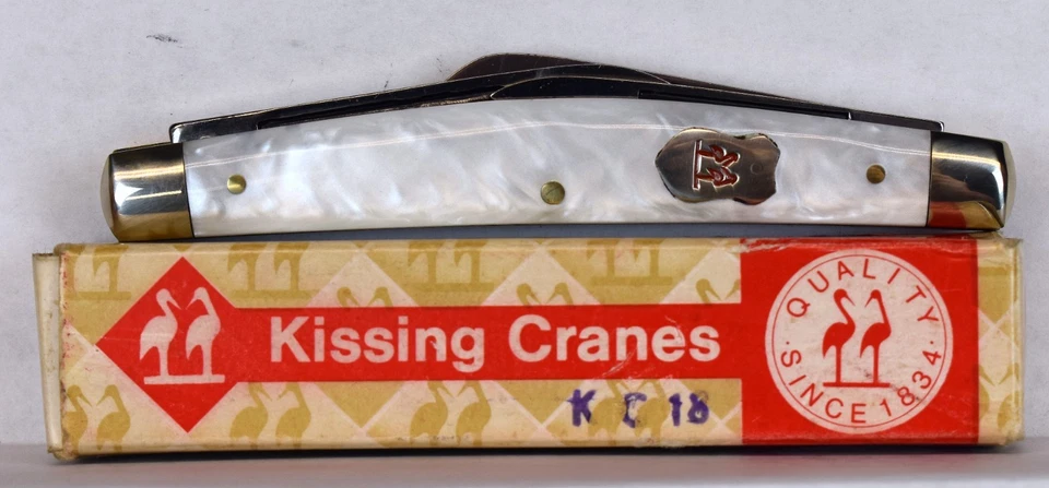 CUCHILLO DE CONGRESO DOBLADO FREGONA MEDIANA ROBERT KLAAS KISSING CRANES SOLINGEN ALEMANIA KC18 Foto 1 de 4