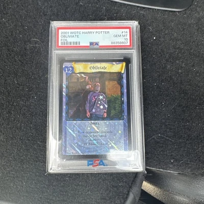 2001 WOTC HARRY POTTER Obliviate Foil PSA 10 - Image 1 of 4