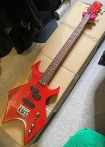 Fernandes Warlock Bass Guitar Made in Japan Soft Case 90s Vintage Used - Bild 1 von 20