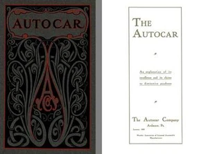 Autocar 1905 - El Autocar - Una explicación de su excelencia y sus pretensiones de  - Imagen 1 de 1