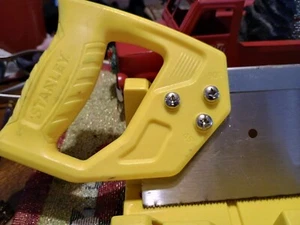 Stanley Miter Box with Saw Included - Yellow - Picture 1 of 1