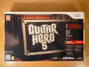 Guitar Hero 5 Bundle mit Spiel & Gitarrencontroller ( Nintendo Wii ) Neu & OVP - Bild 1 von 6