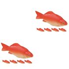 10 pièces faux poisson modèle poisson simulation décorative carpe poisson fantaisie