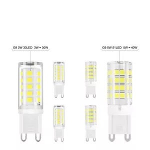 Bombilla LED G9 3W 5W Repuesto BLANCA FRÍA Y CÁLIDA para bombillas cápsula halógena - Imagen 1 de 1