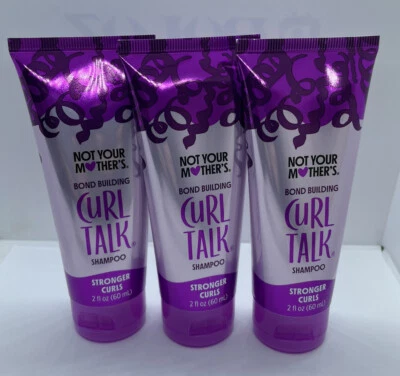 NUEVO 3X Champú Not Your Mother’s Curl Talk Tamaño de Viaje 60 ml/2 oz Cada uno AUTÉNTICO Foto 1 de 4
