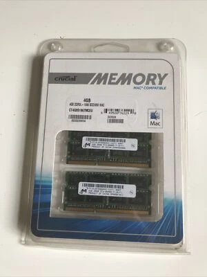 CT4G3S1067MCEU Crucial 4GB (2x2GB) DDR3L-1066 SODIMM Memory for Mac - Image 1 of 2