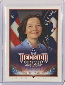 GINA HASPEL CIA 2020 DECISION CARD DIRECTOR OF THE CENTRAL INTELLIGENCE AGENCY