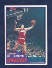 RAZOR SHARP 1981 TOPPS BASKETBALL #74 BILL LAIMBEER ROOKIE CARD .99 SHIP G535