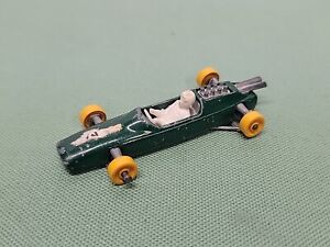 Vintage Lesney Matchbox Series #19 Lotus Race Car Green 