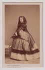 Cdv Ken   Belle Inconnue Nommee Mademoiselle Marie De Bach    Vintage C1862