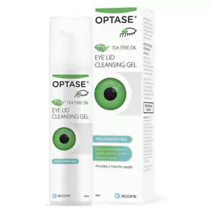 2X 50ml Optase Tea Tree Oil Eye Lid Cleaning Gel For Dry Eyes & Blepharitis - Picture 1 of 4