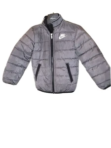 Nike Sportswear Small Boy's Synthetic Fill Puffer Jacket Gray - Size XS (3-4y) - Picture 1 of 3