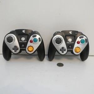 2 Pelican Wireless G3 Nintendo Gamecube Controllers (Untested, no Adapters) Lot - Picture 1 of 2