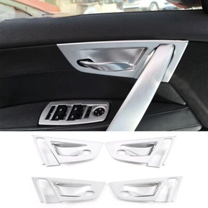 8pc Silver ABS Interior Door Handle Bowl Trim For BMW X3 E83 2006-10 Accessories - Bild 1 von 12