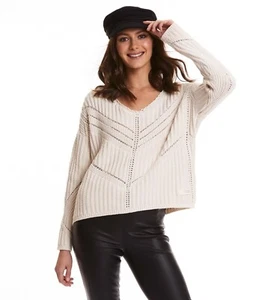 LOVELY ODD MOLLY MOVE ME SWEATER CHUNKY COTTON KNIT SIZE 4 BNWT CROCHET LACE - Picture 1 of 5