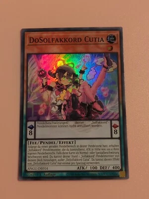 Yu-GI-OH Dosolfakkord Cutia Super Rare ANGU-DE014 1.Auflage NM - Bild 1 von 4