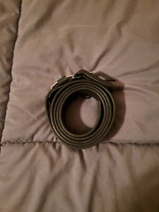Timberland Men's Pull Up Black Genuine Leather Belt B75477 size 42 - Picture 1 of 7