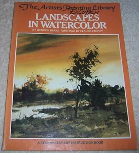 Landscapes in Watercolor Wendon Black pb art painting - Picture 1 of 2