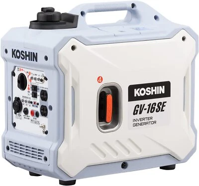 KOSHIN 1.6kVA Portable Gasoline Inverter Generator GV-16SE Super Quiet  - Image 1 of 4