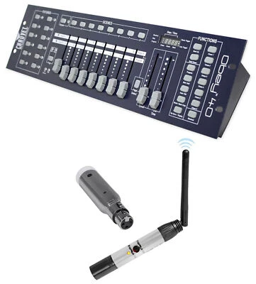Chauvet DJ OBEY40 192-Ch Wireless DMX MIDI Light Controller+Receiver+Transmitter - Image 1 of 4