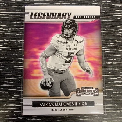 2021 PANINI CONTENDERS DRAFT PICKS PATRICK MAHOMES ll LEGENDARY CARD 4AB - Image 1 of 2