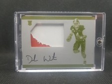 🔥🔥2017 National Treasures Deshaun Watson Collegiate 1/1 Printing Plate RPA🔥🔥