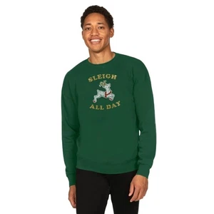 Tipsy Elves Sweatshirt "Sleigh All Day" grün Rentier Gr. 3XL neu ohne Etikett - Bild 1 von 8