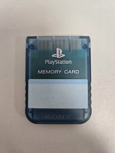 Sony PlayStation Memory Card Clear Crystal - Picture 1 of 5