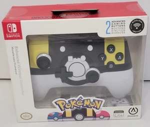 Pokemon Wireless Nintendo Switch Pro Controller Ultra Ball Design PowerA DAMAGE  - Picture 1 of 7