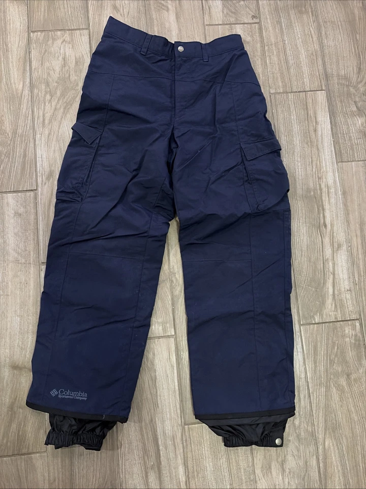 Columbia Sportswear Company Pants Mens Small Navy Blue Insulated Snow Ski Winter - Image 1 of 4