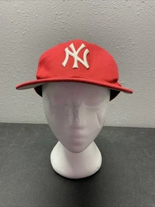 New York Yankees Hat Cap SNAP Back Red Baseball ‘47 AMERICAN LEAGUE LOGO ON SIDE - Picture 1 of 12