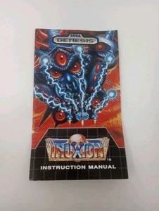 Truxton SOLO MANUALE (Sega Genesis, 1989) Autentico LEGGERE Descrizione - Foto 1 di 17