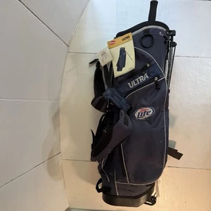 Miller Lite Beer Golf Bag 6 Way Divider Stand Straps Rain Cover NWT Wilson Ultra - Picture 1 of 24