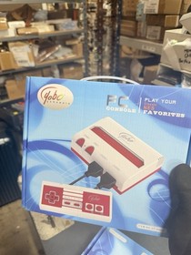 Red MINT NEW Red/White Yobo Fc Video Game System to play NES 8 Bit Nintendo