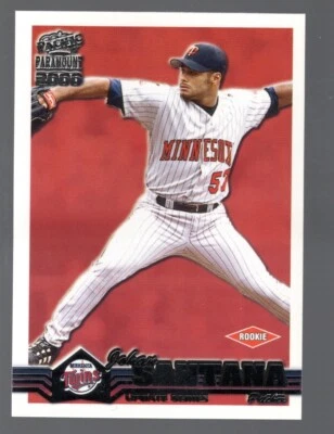 2000 Pacific Paramount Update Johan Santana #50-U Rookie RC - Image 1 of 2