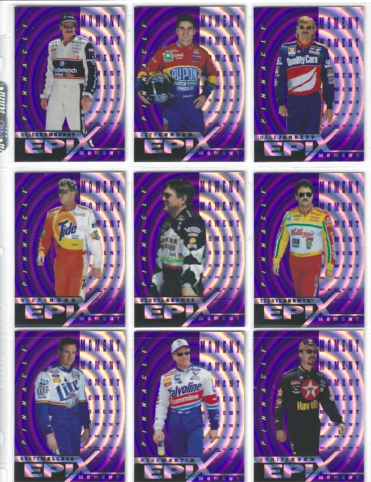 *1997 Pinnacle Certified EPIX PURPLE--# E 2 Jeff Gordon--ONE CARD ONLY!* - Image 1 of 1