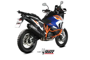 SCARICO TERMINALE MIVV SPEED EDGE BLACK KT.027.LRB KTM 1290 SUPER ADVENTURE R S - Imagen 1 de 3