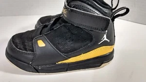 Nike 2012 Air Jordan  Mid 454090-035 Black Baby Toddler Shoes  Size 7C RARE - Picture 1 of 9
