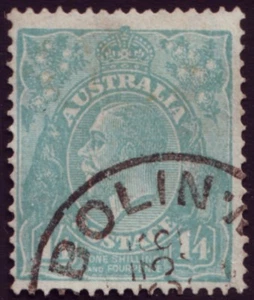 1/4 KING GEORGE V C of A WATERMARK - FINE USED (A8770) - Imagen 1 de 1