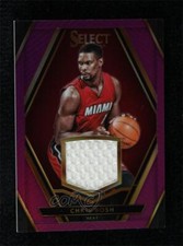 2015-16 Panini Select Swatches Patch Purple Prizm 44/99 Chris Bosh #5 HOF