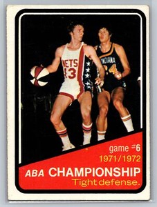 1972 Topps 1971-72 ABA Finals Game 6 246 New York Nets / Indiana Pacers
