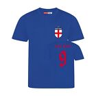 Sportees Personalised Kids Royal Blue England Style Football Shirt Boys, Girls