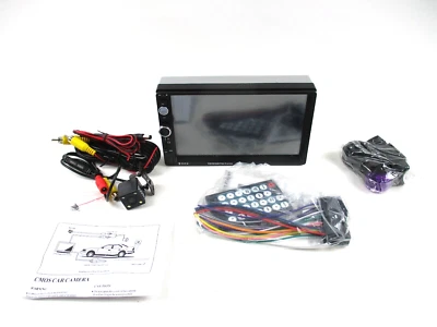 7 Zoll 2 DIN MP5 Player Stereoradio USB AUX HD Bluetooth Touchscreen Kamera - Bild 1 von 4